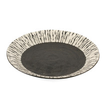 [NEW] Black & White Dinner Plate 9.4" dia