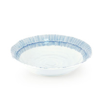 [NEW] Kyo Tokusa Blue Lined Deep Plate 27 fl oz / 8.46" dia