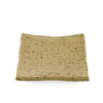 Vidro Light Green Square Appetizer Plate 6.69" x 6.5"