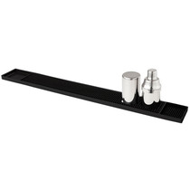 Naranja Rubber Bar Mat Black Twin 27" x 3.2"