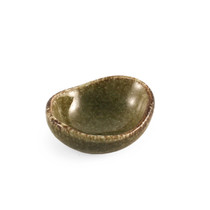 Green Oval Kobachi Bowl 2.36" x 2"