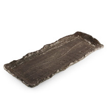 [NEW] Charcoal Kessho Rectangular Plate 16.14" x 6.3"
