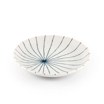 [NEW] Tokusa Blue Brush Stroke Side Plate 6.3" dia