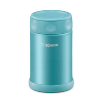 Zojirushi Stainless SlickSteel Food Thermos 17 oz Aqua Blue SW-EAE50AB