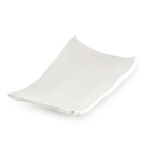 [Clearance] Hakuji Glossy White Square Dinner Plate 13.78" x 8.86"