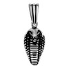 HarlemBling King Cobra Snake Pendant - Oxidized 925 Silver - Small 1"