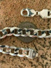 HarlemBling Mens Miami Cuban Link Bracelet Solid 925 Sterling Silver 8.5 11mm 38 Gram ITALY