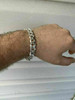 HarlemBling Mens Miami Cuban Link Bracelet Solid 925 Sterling Silver 8.5 11mm 38 Gram ITALY