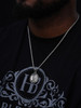 Euphanasia Tupac 2Pac Medallion Hip Hop Pendant - 14k Gold Vermeil Or 925 Silver - Medium 1.75"
