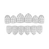MOISSANITE 6 Teeth Top, Bottom, Or Set Iced Out Grillz - 925 Silver