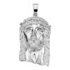 Kilo Detailed Hip Hop Jesus Pendant - 925 Silver - CZ Stones - JUMBO 6"