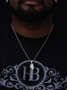 Chicago State Shape Iced Out Pendant - 14k Gold Vermeil Or 925 Silver - CZ Stones - Small 1.5"