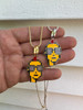 HarlemBling Cryptopunk NFT Pendant #1 Guy W Glasses Iced Pendant Necklace Solid 925 Silver / 14k Gold Crypto Punk