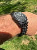 Hip Hop 16.1 ct Black MOISSANITE Mens Presidential Watch Iced Bust Down Hip Hop