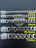 HarlemBling Real Miami Cuban Link Bracelet 925 Silver Baguette MOISSANITE Clasp Pass Tester