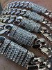 HarlemBling Real Miami Cuban Link Bracelet 925 Silver Baguette MOISSANITE Clasp Pass Tester