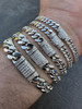 HarlemBling Real Miami Cuban Link Bracelet 925 Silver Baguette MOISSANITE Clasp Pass Tester