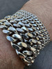 HarlemBling Real Miami Cuban Link Bracelet 925 Silver Baguette MOISSANITE Clasp Pass Tester