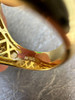 HarlemBling MOISSANITE Baguette Hamsa Ring Mens 14k Gold Plated Solid 925 Silver Iced HipHop