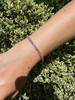 HarlemBling 3mm Pink CZ Tennis Bracelet Real Iced 925 Sterling Silver 14k Rose Gold Plated