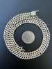 HarlemBling Real Diamond Solid 14k Yellow Gold Iced 6mm Miami Cuban Link Chain Necklace 6-8ct