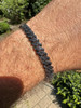 HarlemBling BLACK MOISSANITE 8mm Real Miami Cuban Link Prong Bracelet Iced Black Rhodium Over 925 Silver