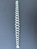 HarlemBling Graduated Miami Cuban Link Bracelet Solid 925 Sterling Silver Box Clasp 12-20mm