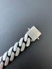 HarlemBling Graduated Miami Cuban Link Bracelet Solid 925 Sterling Silver Box Clasp 12-20mm