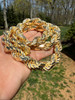 BIGGEST BOSS Rope Chain Necklace - 14k Gold Vermeil 925 Sterling Silver - 18"-30" - 14.5mm