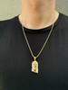 Solid 925 Silver - 14k Gold Vermeil Jesus Piece Pendant - CLOSEOUT PRICE Imported from eBay HarlemBling
