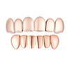 Real SOLID 14k Rose Gold 925 Sterling Silver Custom GRILLZ Teeth Top Bottom Imported from eBay HarlemBling