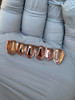 14k Rose Gold Plated Real 925 Sterling Silver CZ GRILLZ Teeth Top Bottom HipHop