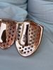 14k Rose Gold Plated Real 925 Sterling Silver CZ GRILLZ Teeth Top Bottom HipHop