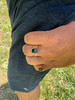 Miami Cuban Ring - 14k Gold Vermeil 925 SIlver - Black Onyx Stone
