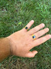Miami Cuban Ring - 14k Gold Vermeil 925 SIlver - Black Onyx Stone