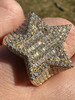 Real Iced Baguette 3D Star Ring Hip Hop Ice Out 14k Gold Plated 925 Silver 6-13 Imported from eBay HarlemBling
