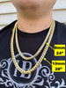 HANDMADE Tight Link Miami Cuban Link Chain Or Bracelet Necklace - 10k Yellow Gold - 7"-28" - 5mm-10mm
