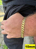 HANDMADE Tight Link Miami Cuban Link Chain Or Bracelet Necklace - 10k Yellow Gold - 7"-28" - 5mm-10mm