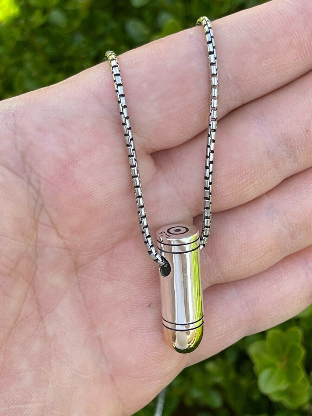Gold bullet pendant clearance