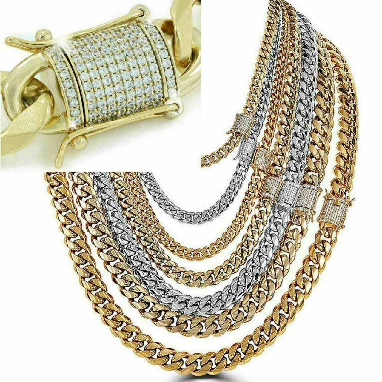 おーゆさま専用　Chapado en Laton ゴールド　Lb Textured Link Chain Bracelet 14K Yellow Gold 7.5