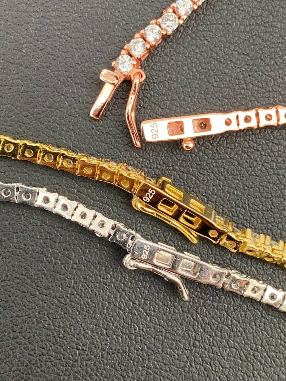 Micro Tennis Necklace Iced Out CZ Stones - 2mm Tennis Chain
