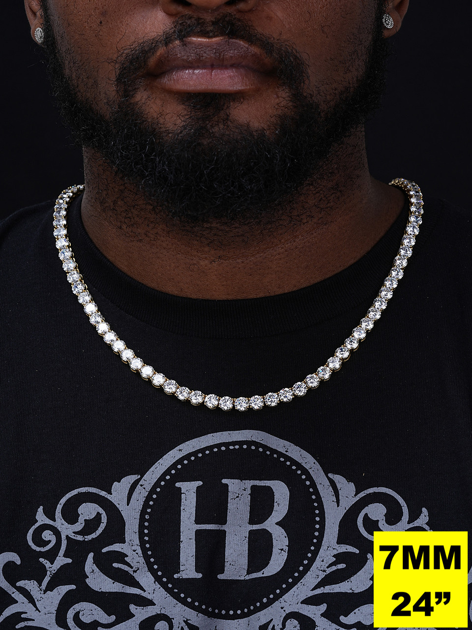 1 BESTSELLER Tennis Chain Necklace Iced Out CZ Stones