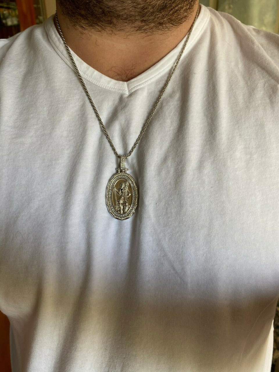 MISEBAYA様　【定価7万】Christofle　クリストフル Amazon.com: Sterling Silver Marines Medal with St