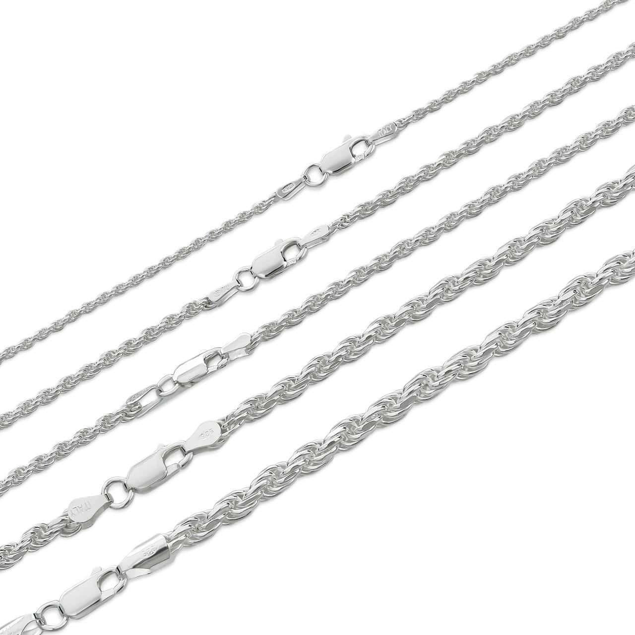 SILVER925 GULLITER ROPE NECKLACE/シルバー SILVER925 GULLITER ROPE CHAIN NECKLACE/シルバー/ネックレス