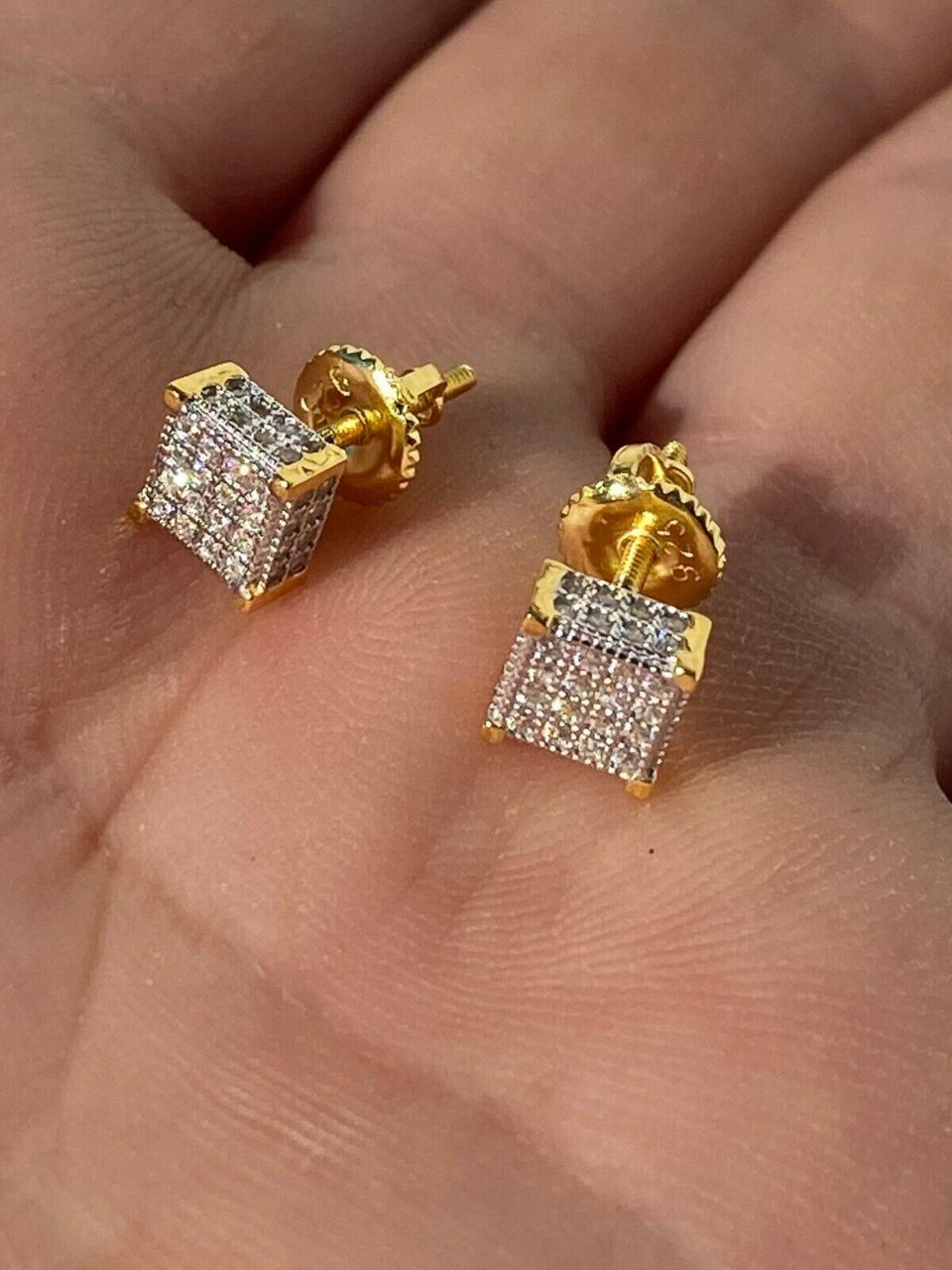 左　片耳　ゴールド【 4mm×23mm 】18k 701サイズ Amazon.com: ZZHDCC 18K Gold Plated Sterling Silver Gold Ball