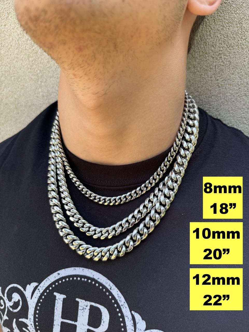 Stainless Steel Choker Chain Cuban Link Stainless Steel Chain