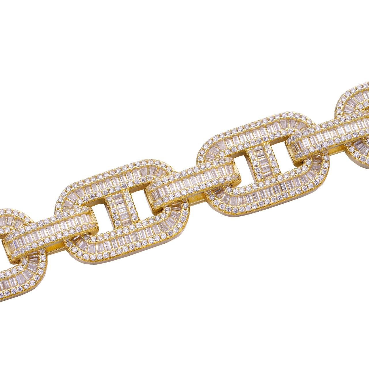 ◆ゆっち◆ Women's Nugget Puffed Gucci Link Chain 10K Yellow Gold - Hollow