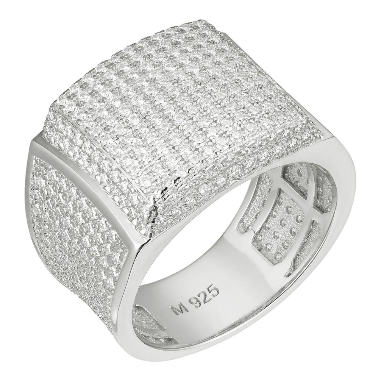 MOISSANITE Harlembling OG Ring - 925 Silver | Rapper Ring