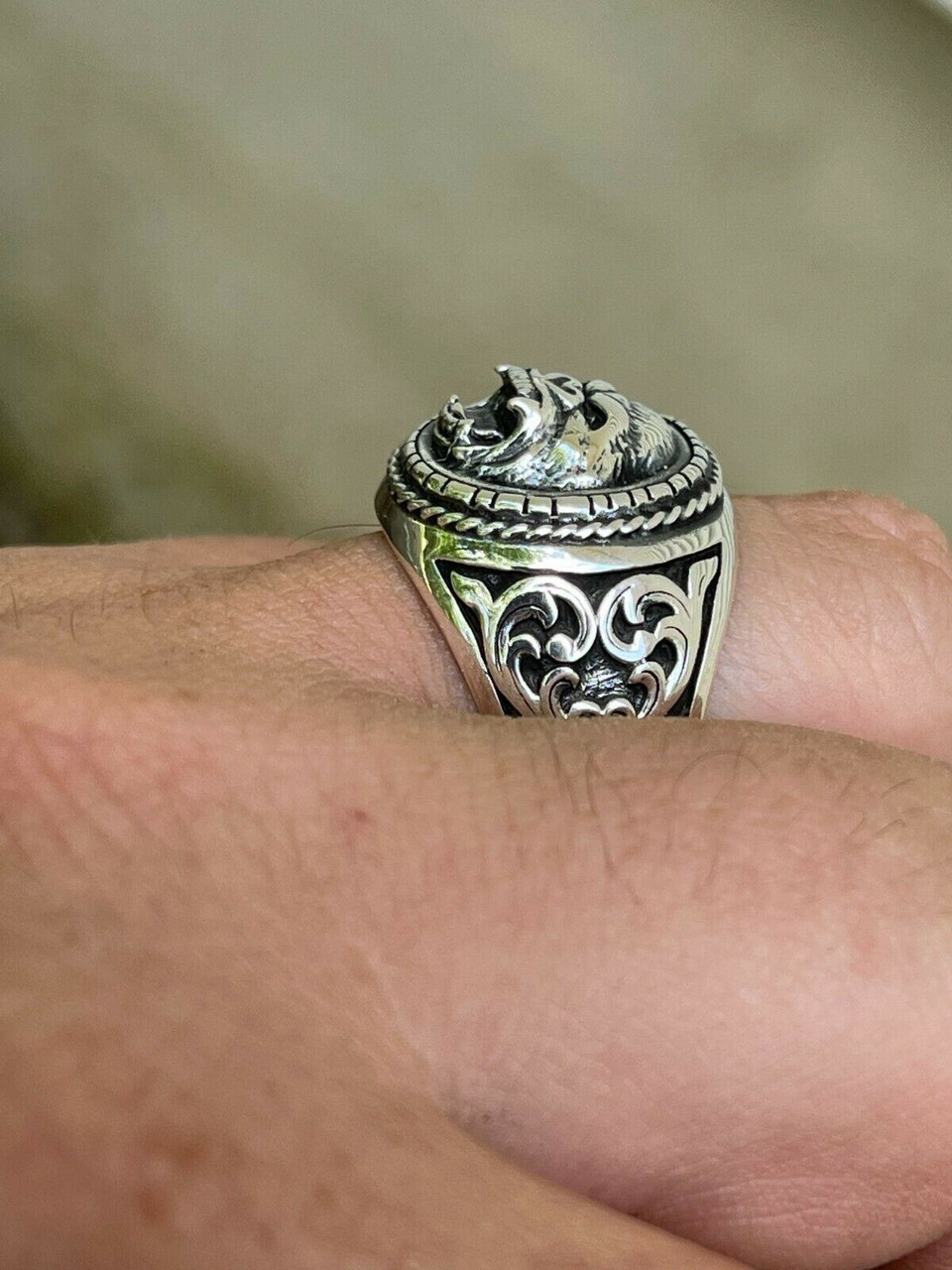 ズニ族 チャーリーブラウンSilver Ring ズニ族 チャーリーブラウンSilver Ring