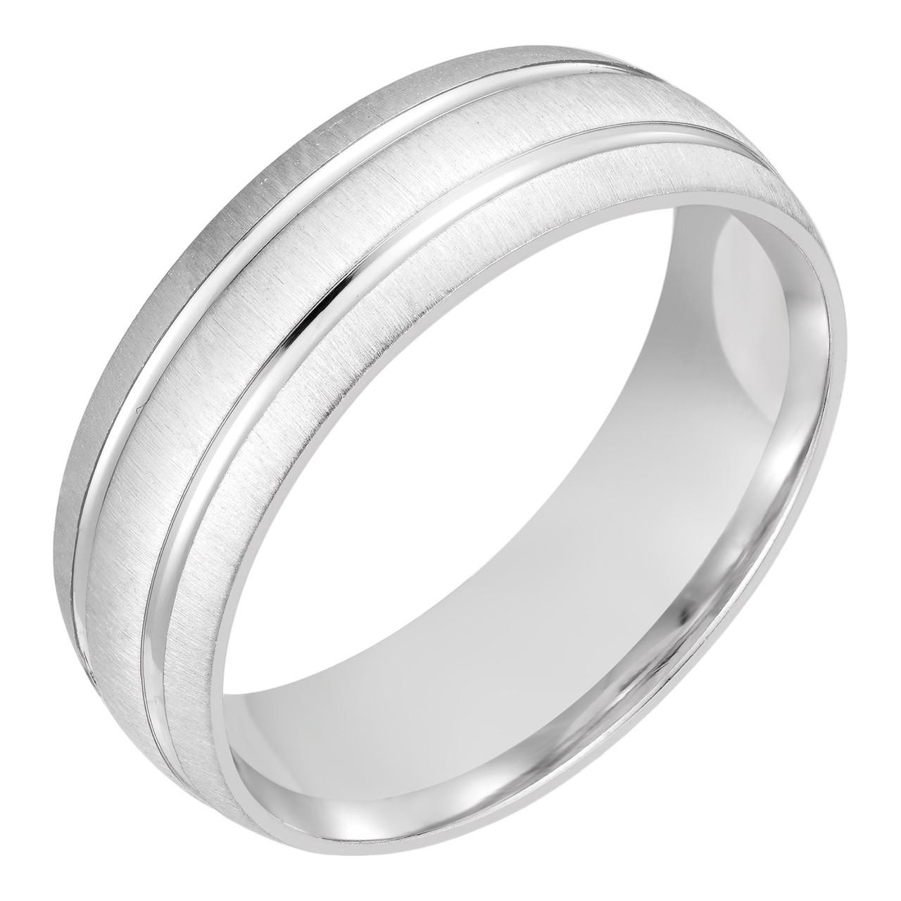 Plain Silver Band Ring Mens Mens Ladies Solid 925 Sterling Brush